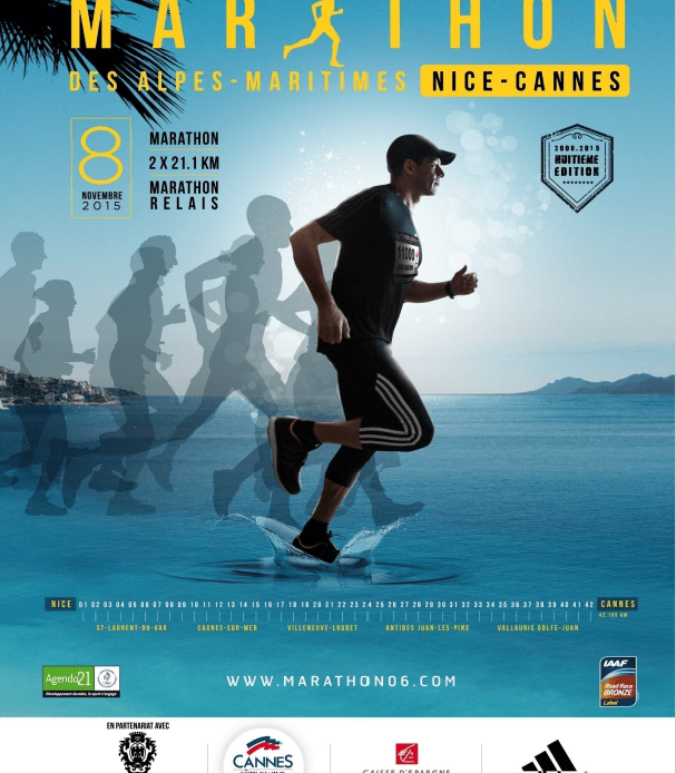 Marathon Nice Cannes 8 novembre