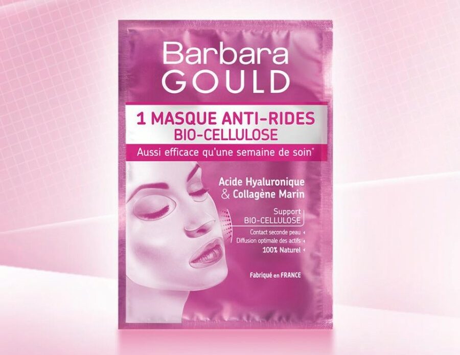 Barbara Gould lance le masque Anti-rides Bio-Cellulose !