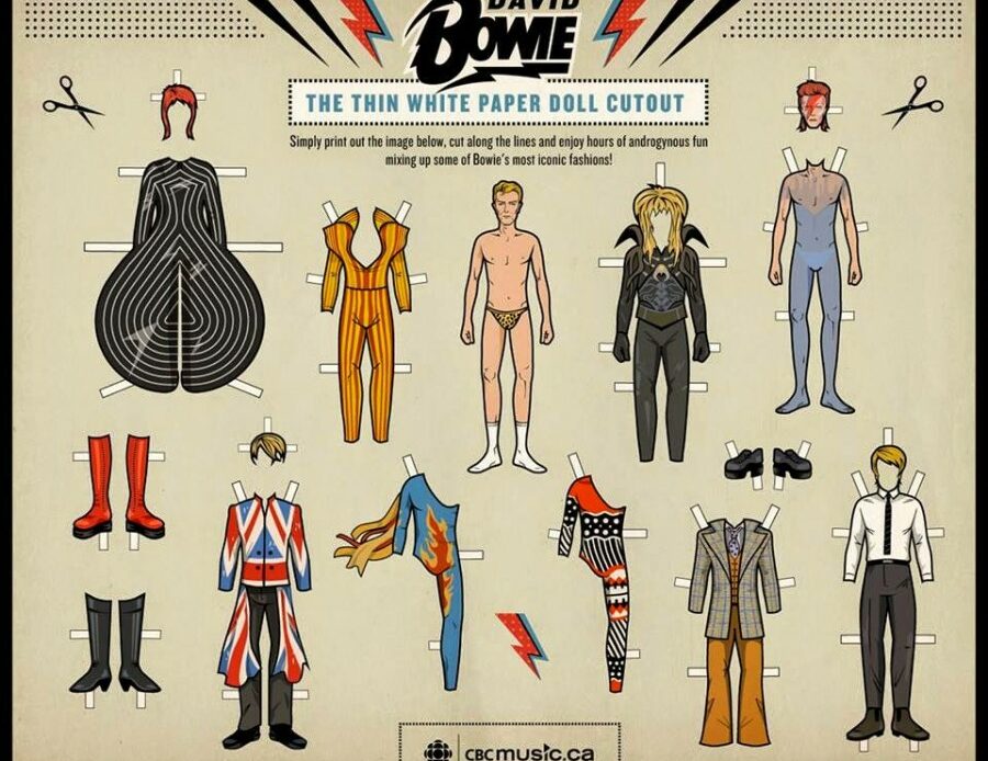 La garde robe gigantesque de David Bowie
