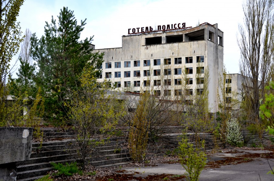 Pripiat, ville fantôme située à 3 km de la centrale de Tchernobyl