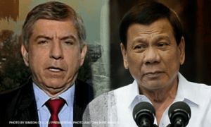 César Gaviria et Roberto Duterte - Simeon Celi Jr/ CNN Wire