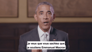 Présidentielle : Barack Obama apporte son soutient à Emmanuel Macron