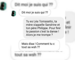 Je sais qui tu es (© Capture Instagram)