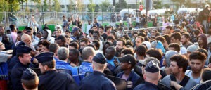 porte de la chapelle migrants