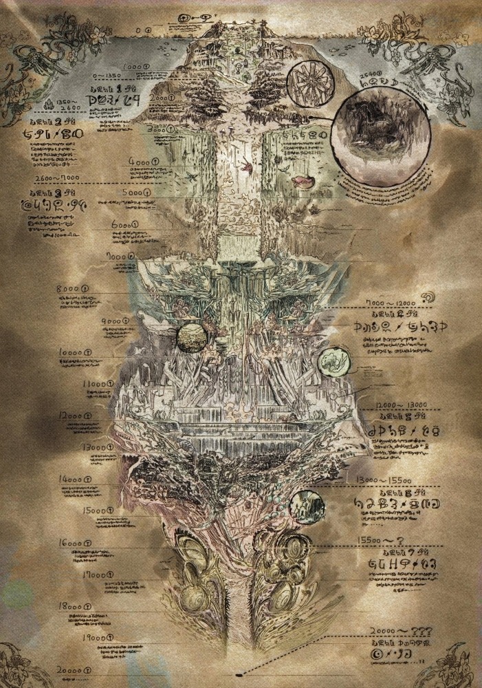 Made in Abyss Map