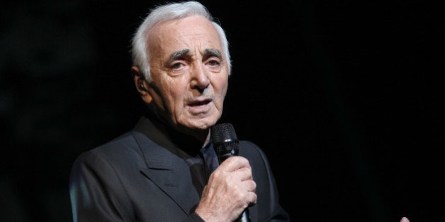 Charles Aznavour en concert à l'Olympia de Paris le 7 septembre 2011. AFP / Pierre Verdy