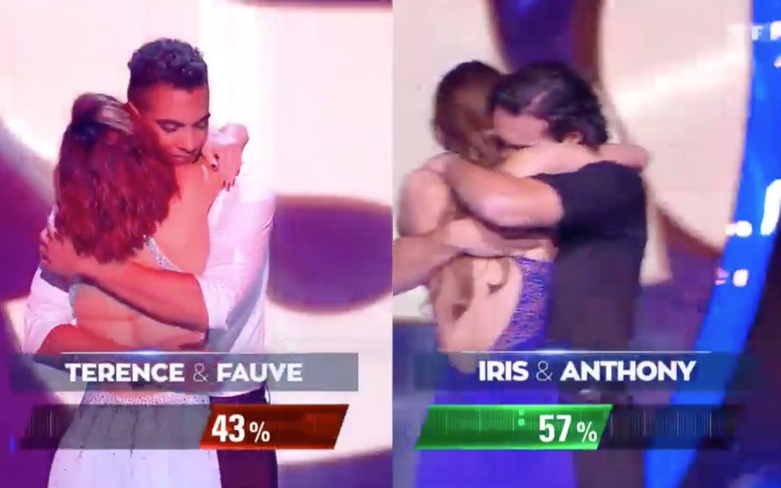 Terence Telle Fauve Hautot DALS 9 Danse avec les stars saison 9 élimination demi-finale TF1