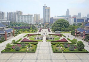 Wuhan, ville berceau de la pandémie de coronavirus ©photo libre de droit