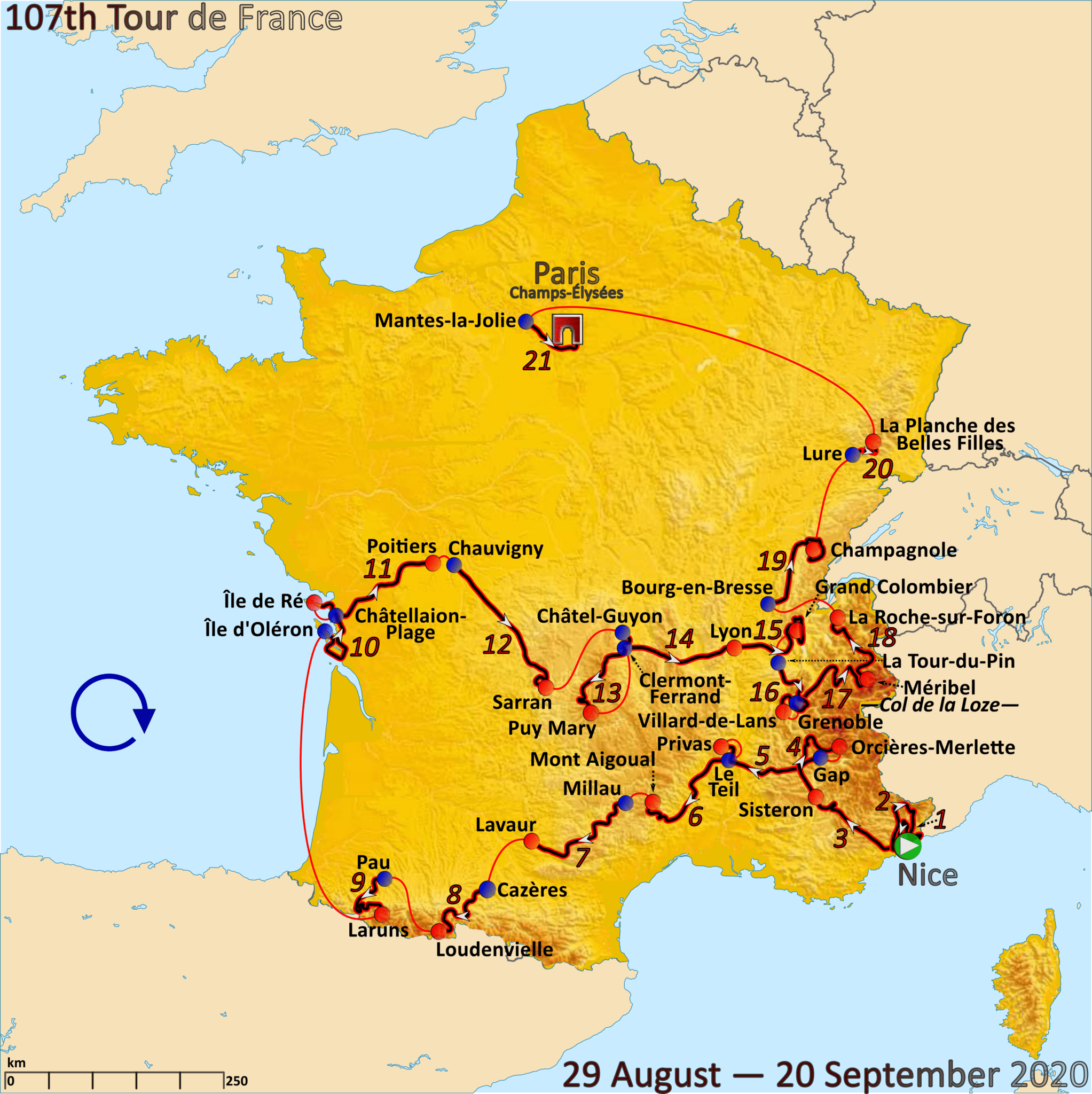 status of tour de france