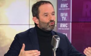 Benoît Hamon au micro de Jean-Jacques Bourdin