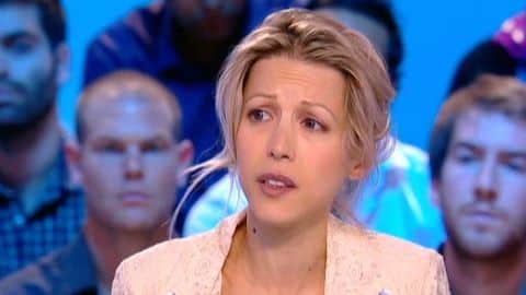 Tristane Banon lors de son passage au Grand Journal sur la chaîne Canal+. Tristane Banon accuse Dominique Strauss-Khan de tentative de viol.