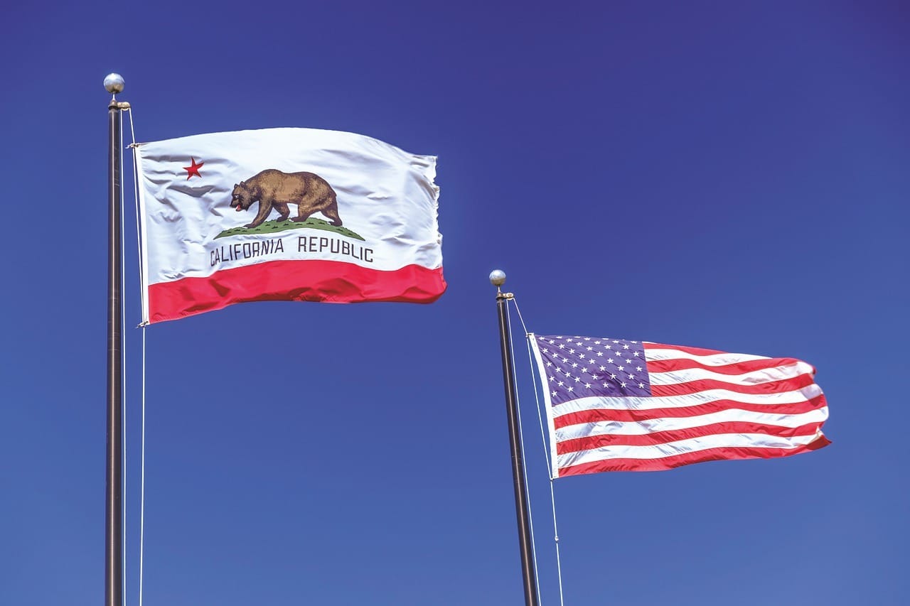 Californie Drapeau VL Média