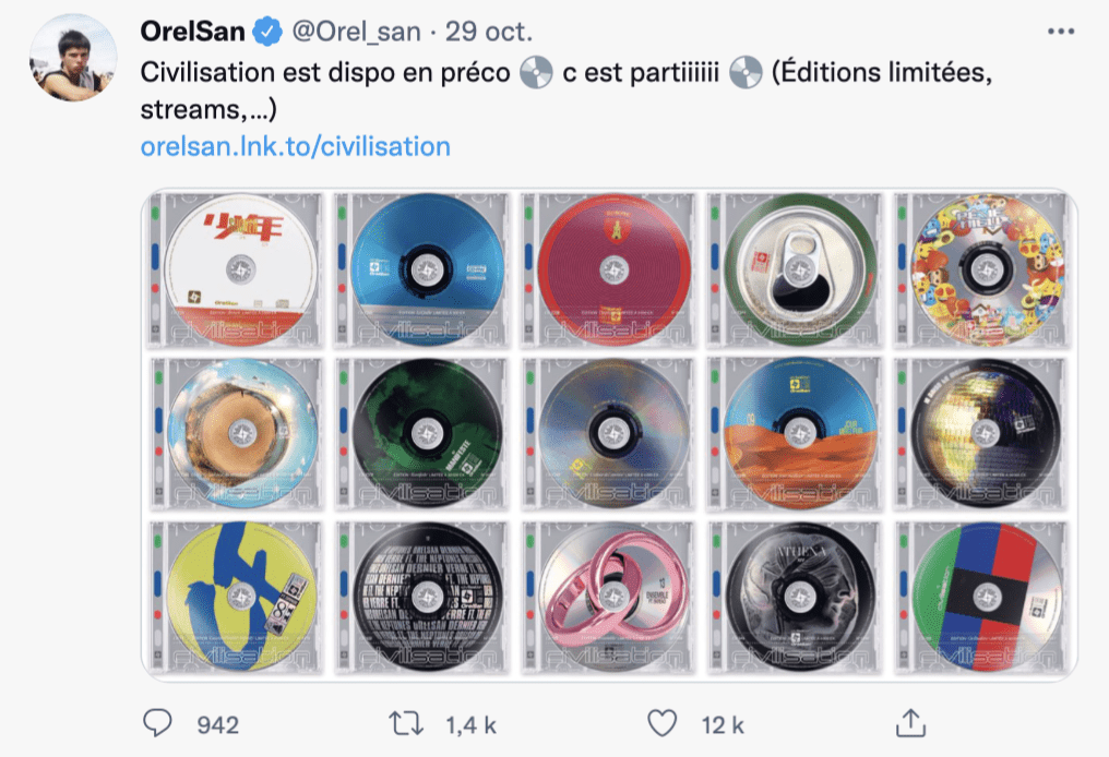 Album le plus vendu de 2021: Orelsan remet les CD au goût des jeunes -  Challenges