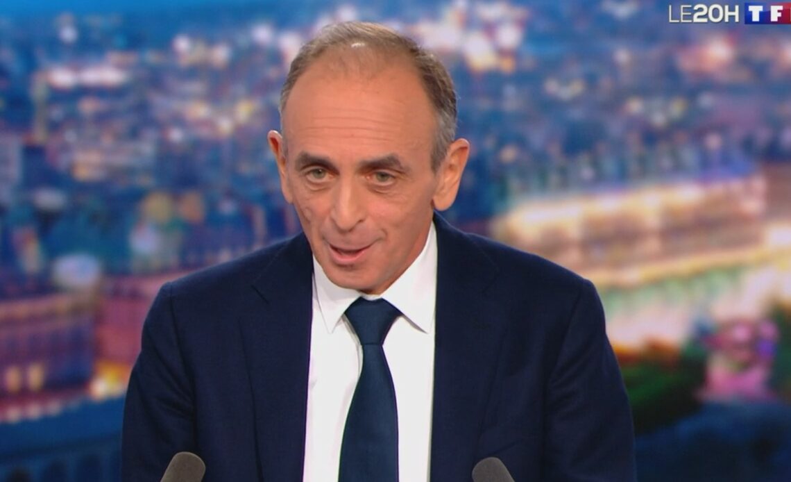 Eric Zemmour interview TF1 candidat présidentielle