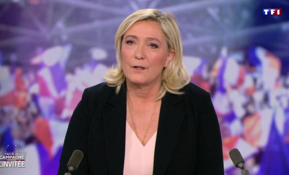 Marine Le Pen programme présidentielles 2022 TF1 interview