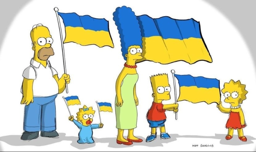 Les Simpson prédiction guerre Russie Ukraine reconstitution URSS (1)