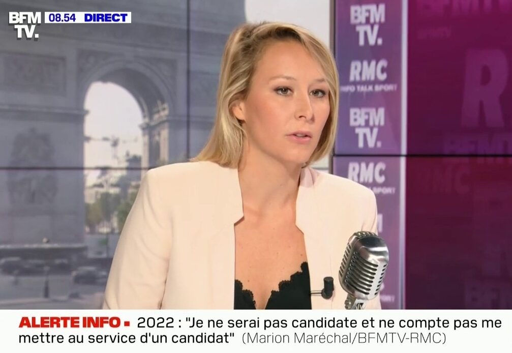 Marion Maréchal Le Pen parcours politique Marine Le Pen RN Eric Zemmour