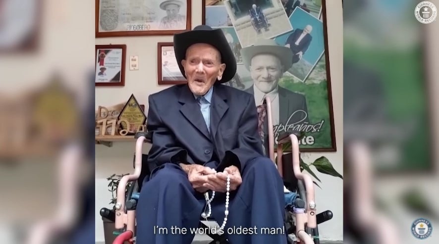 Juan Vicente Pérez Mora homme le plus vieux du monde encore vivant Venezuela Guinness World Records
