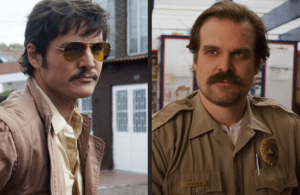 David Harbour Pedro Pascal affiche mini série HBO My Dentist's Murder Trial