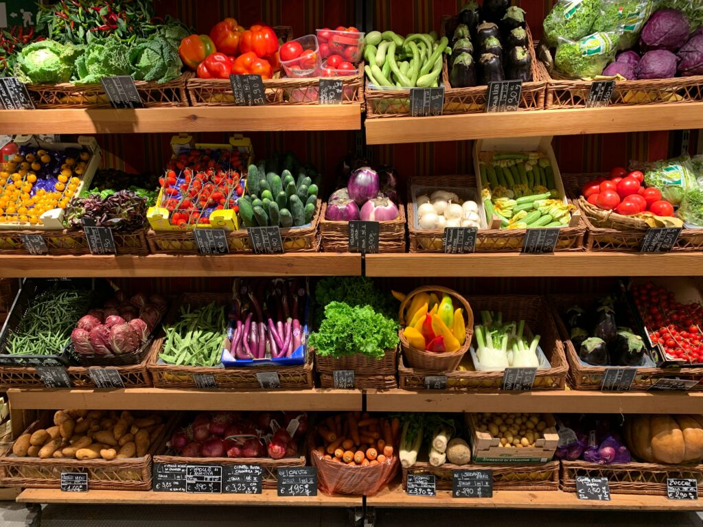 Fruits, légumes, marché