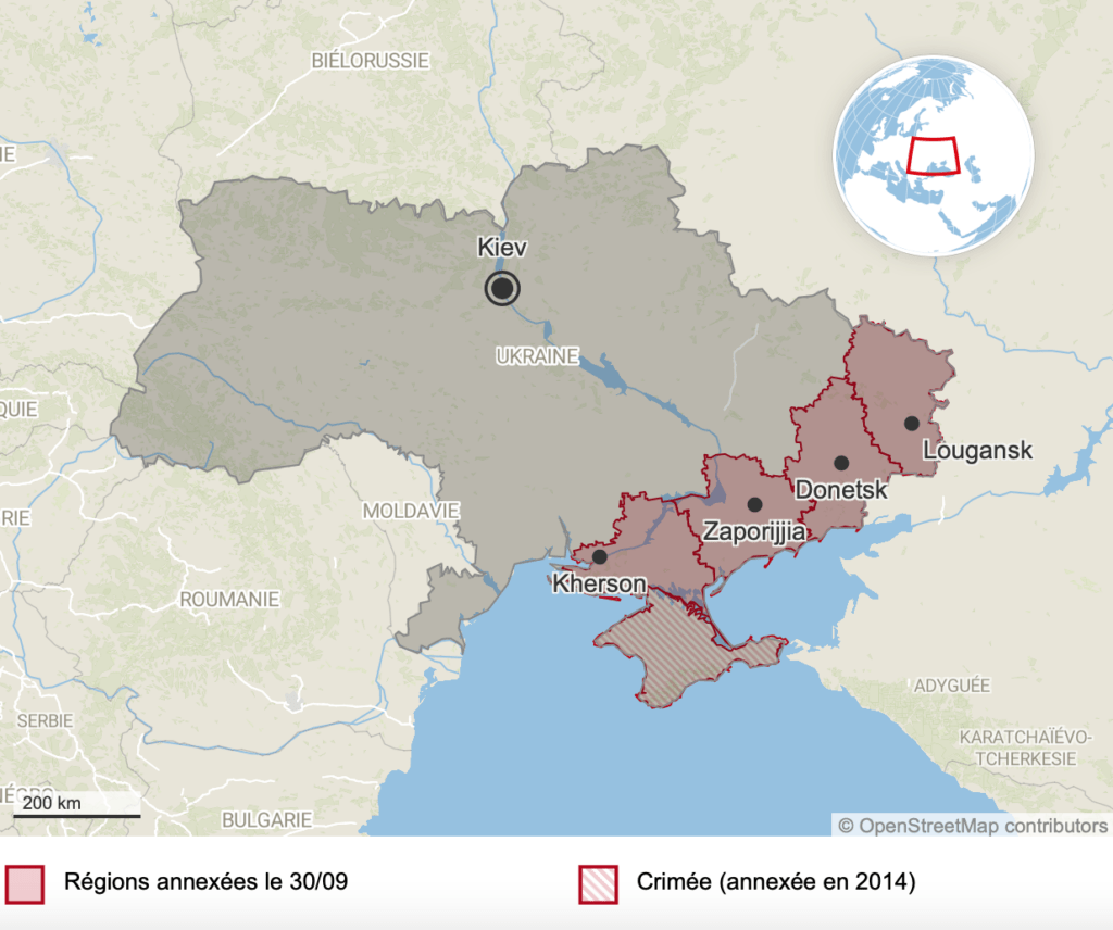 Carte ukraine, guerre, étudiant, région