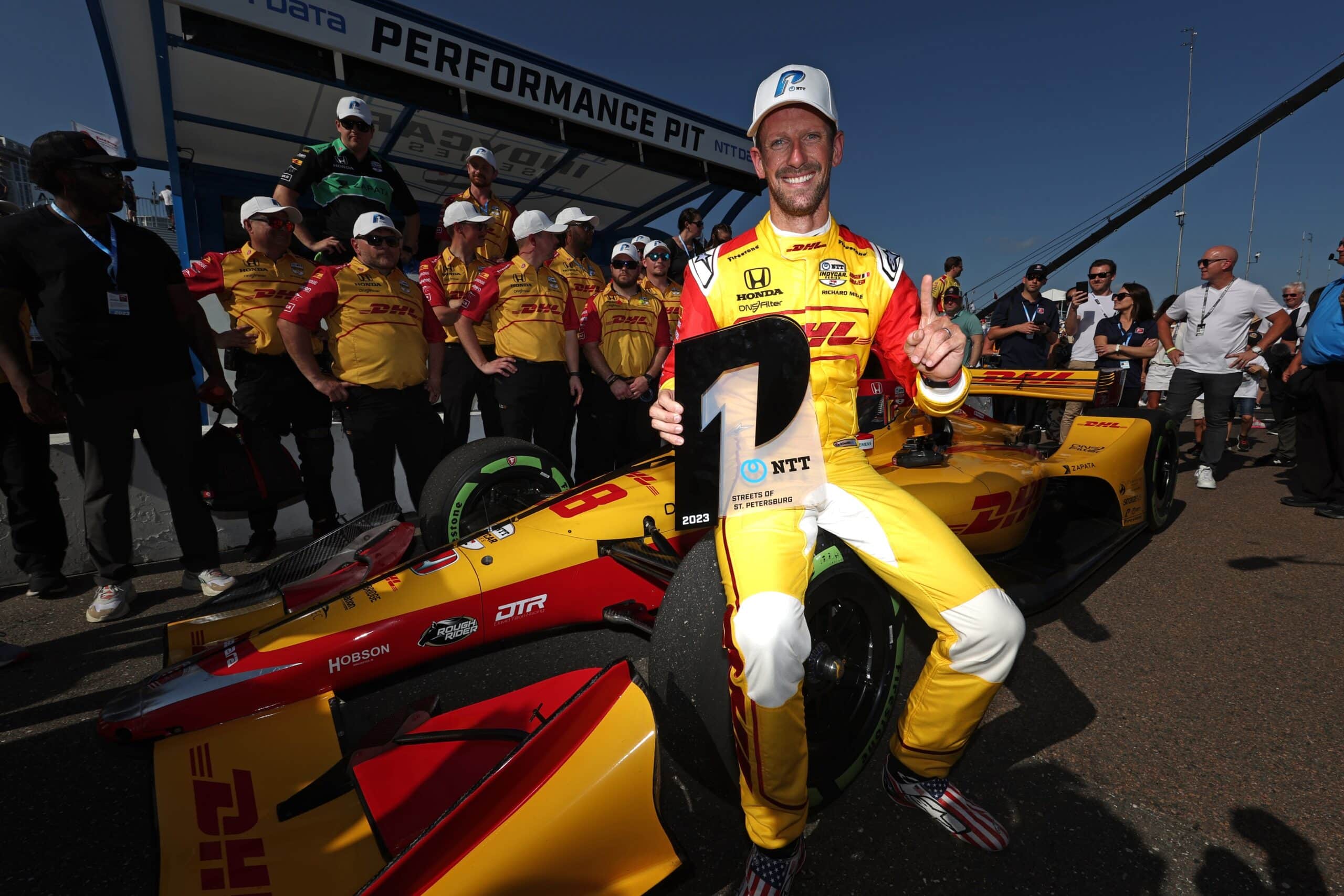 IndyCar Romain Grosjean en pole position à St. Petersburg ! VL Média