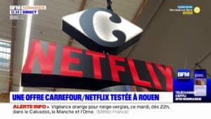 Partenariat lancé entre Netflix et Carrefour ©BFMTV