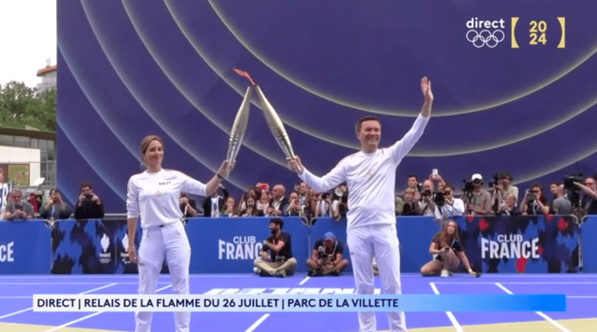 Nathalie Péchalat reprend la flamme à David Lappartient.