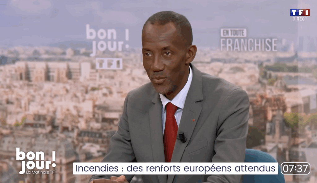 Bally Bagayoko, maire de Sain-Denis dans la matinale TF1 du 24 juillet 2026