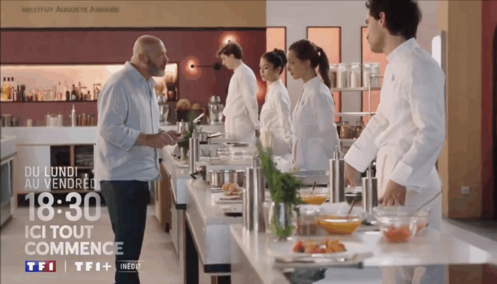 Image tirée de la bande annonce promotionnelle pour "Ici tout commence" sur TF1