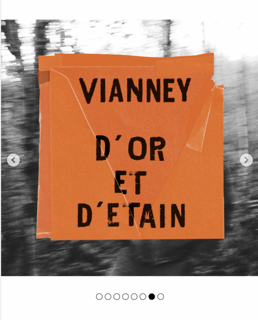 Post Instagram sortie nouveau titre et nouvel album de vianney
