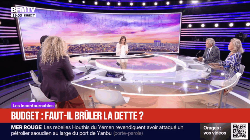 Plateau de 100% Mabrouk, présenté par Sonia Mabrouk