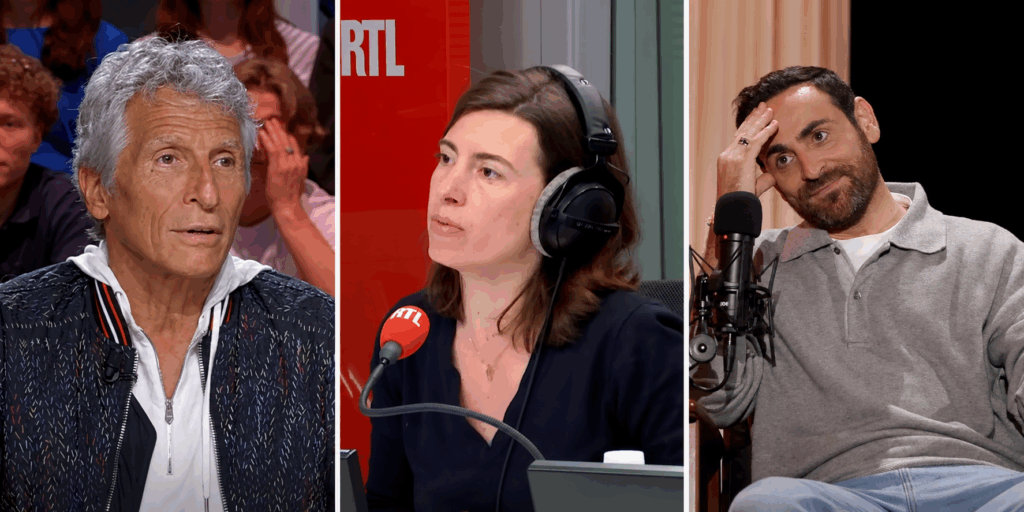 Mercato télé : Nagui, Céline Landreau et Camille Combal